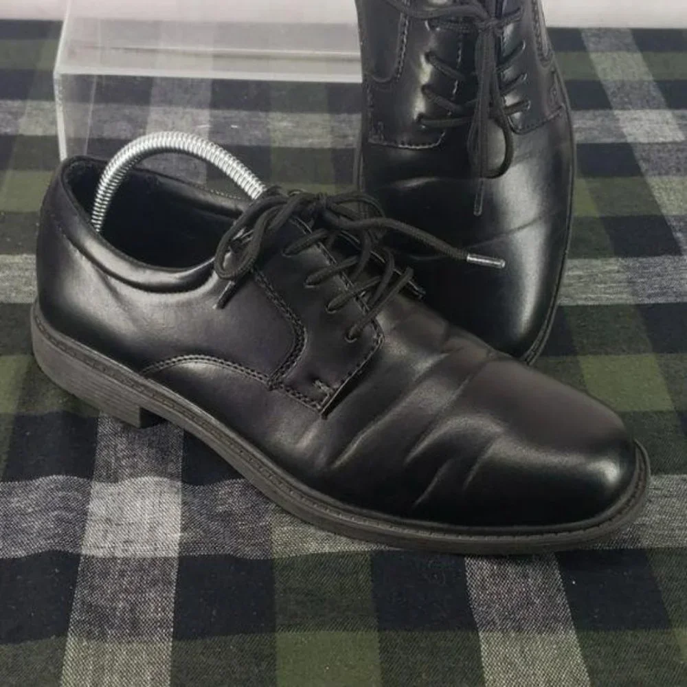 Stacy Adams Boys Black‎ Lace Up Oxfords